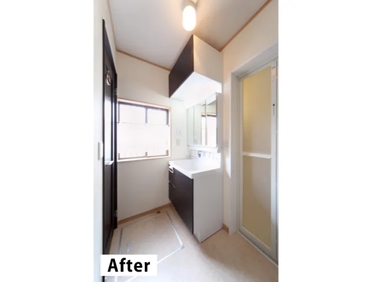 吊り戸棚も上手に活用して使いやすく