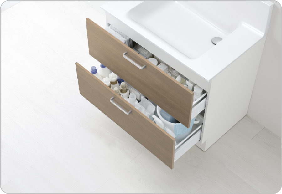 スペースを活かしてしっかり収納